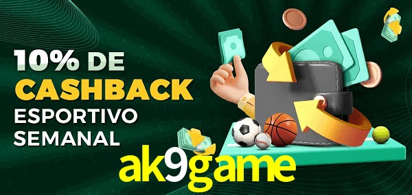 10% de bônus de cashback na ak9game
